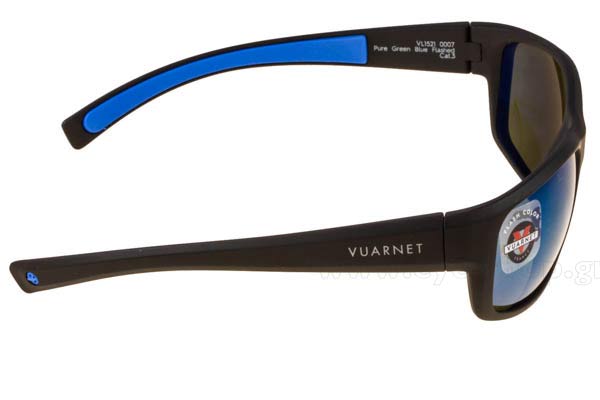 Vuarnet μοντέλο VL 1521 στο χρώμα 0007 3126 Vert Flash Bleu